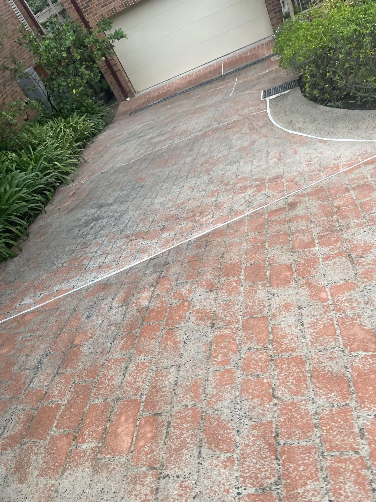 Before — Driveway Repaint