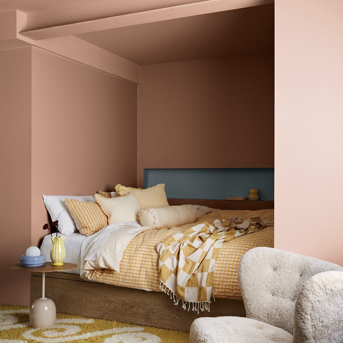 Modern living room interior paint finish